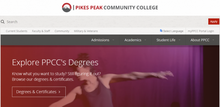 pikes peak community college logo