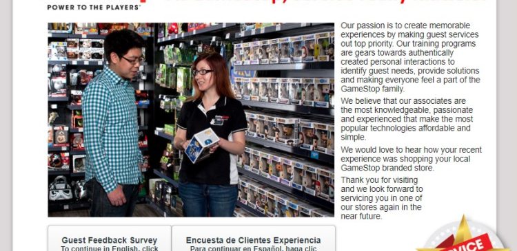 GameStop Customer Experience Survey