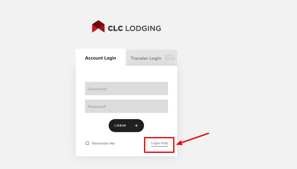 clc lodging login help
