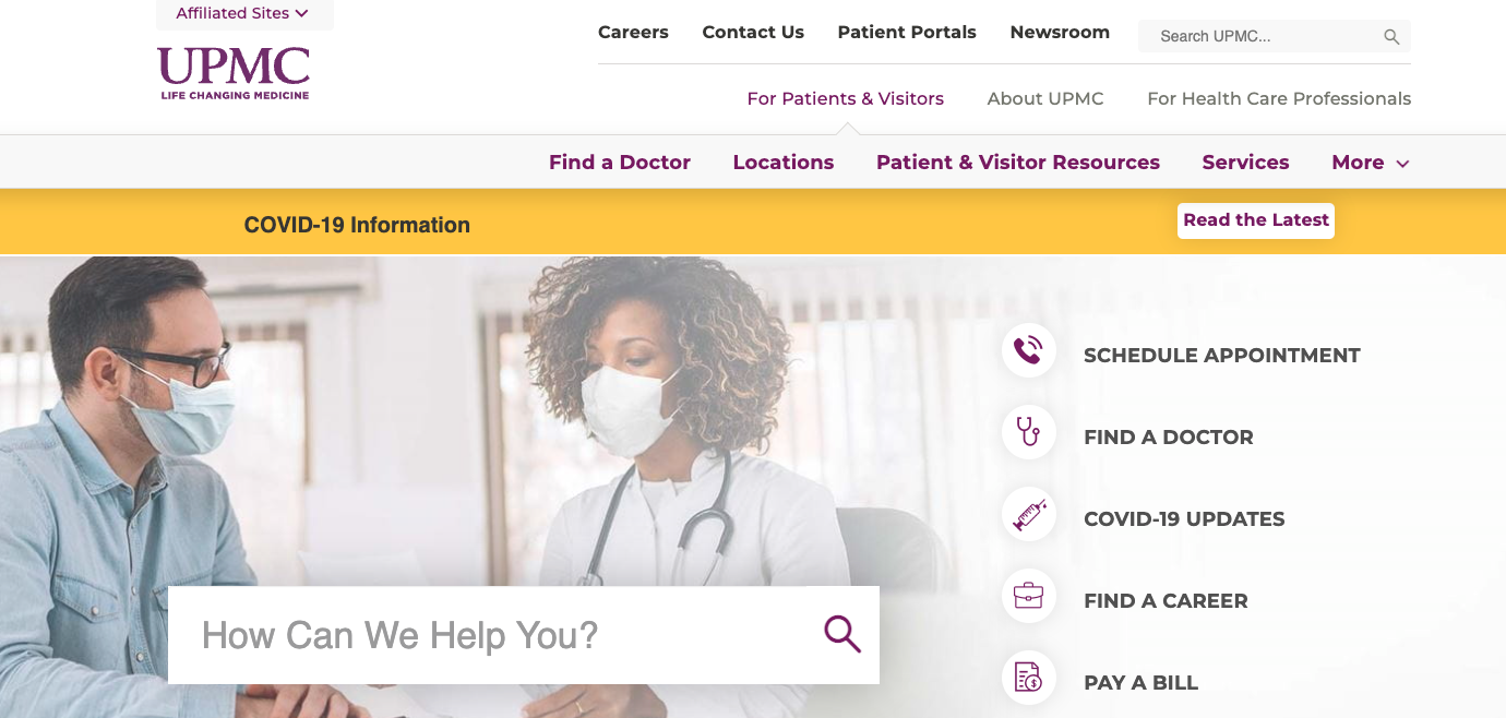 UPMC official site