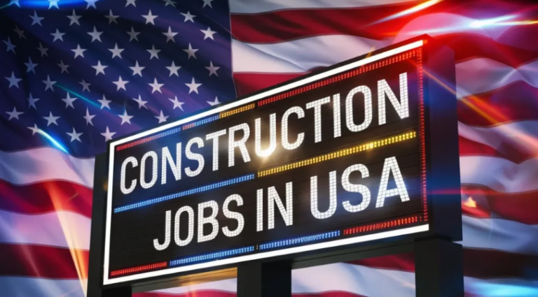 $35,000+ Construction Jobs with Visa Sponsorship for Immigrants in the USA